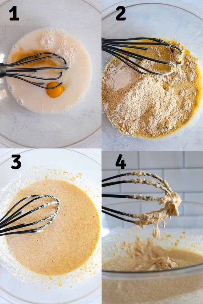 steps to preparing pancakes.