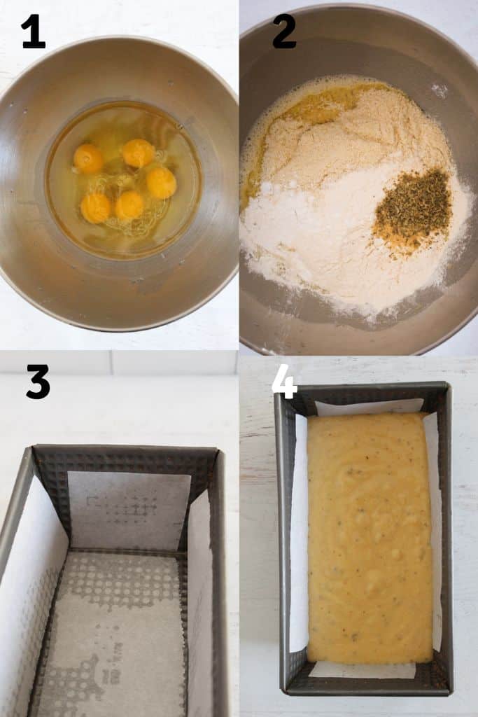 steps to preparing bread.