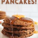 teff pancakes up close.