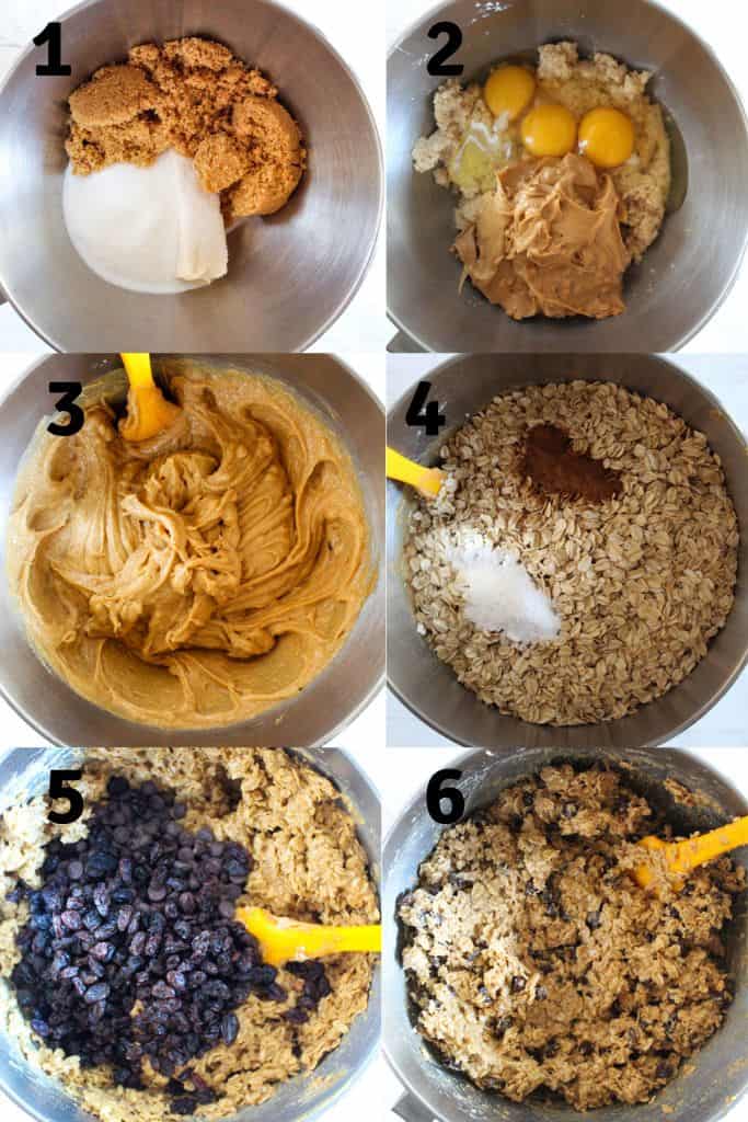 steps to making cookies.