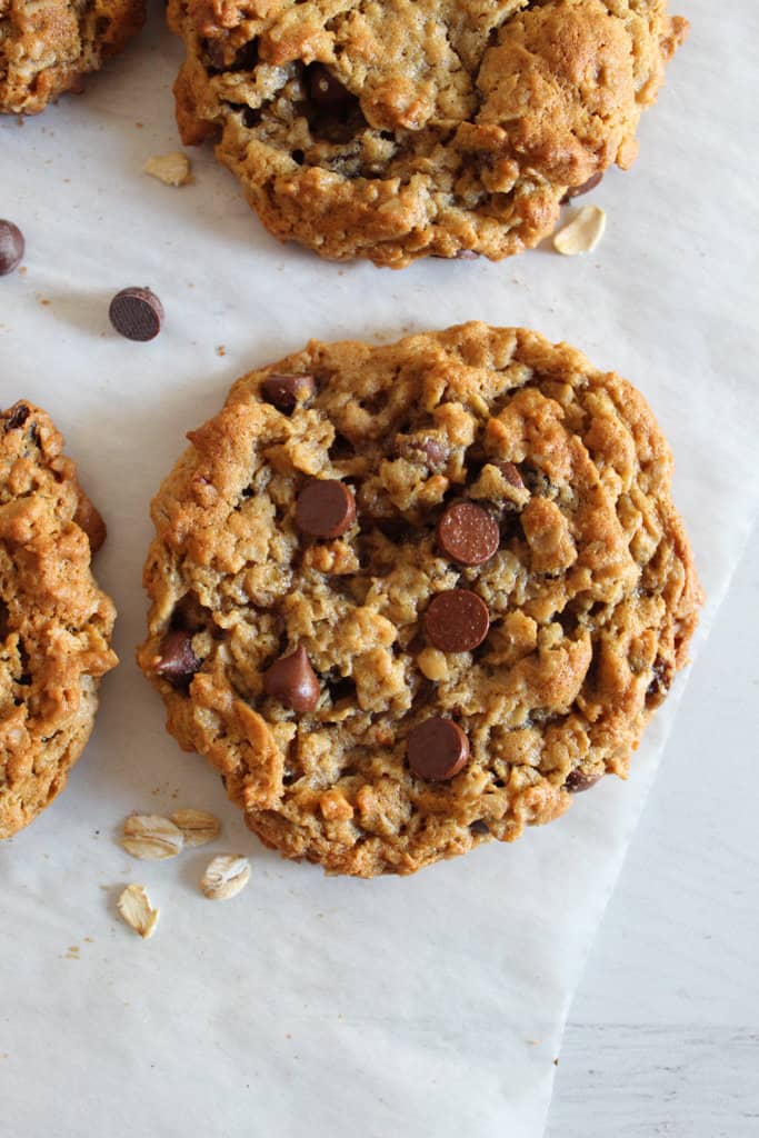 big cookie up close.