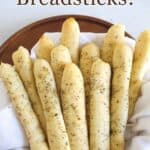 basket of gluten free breadsticks