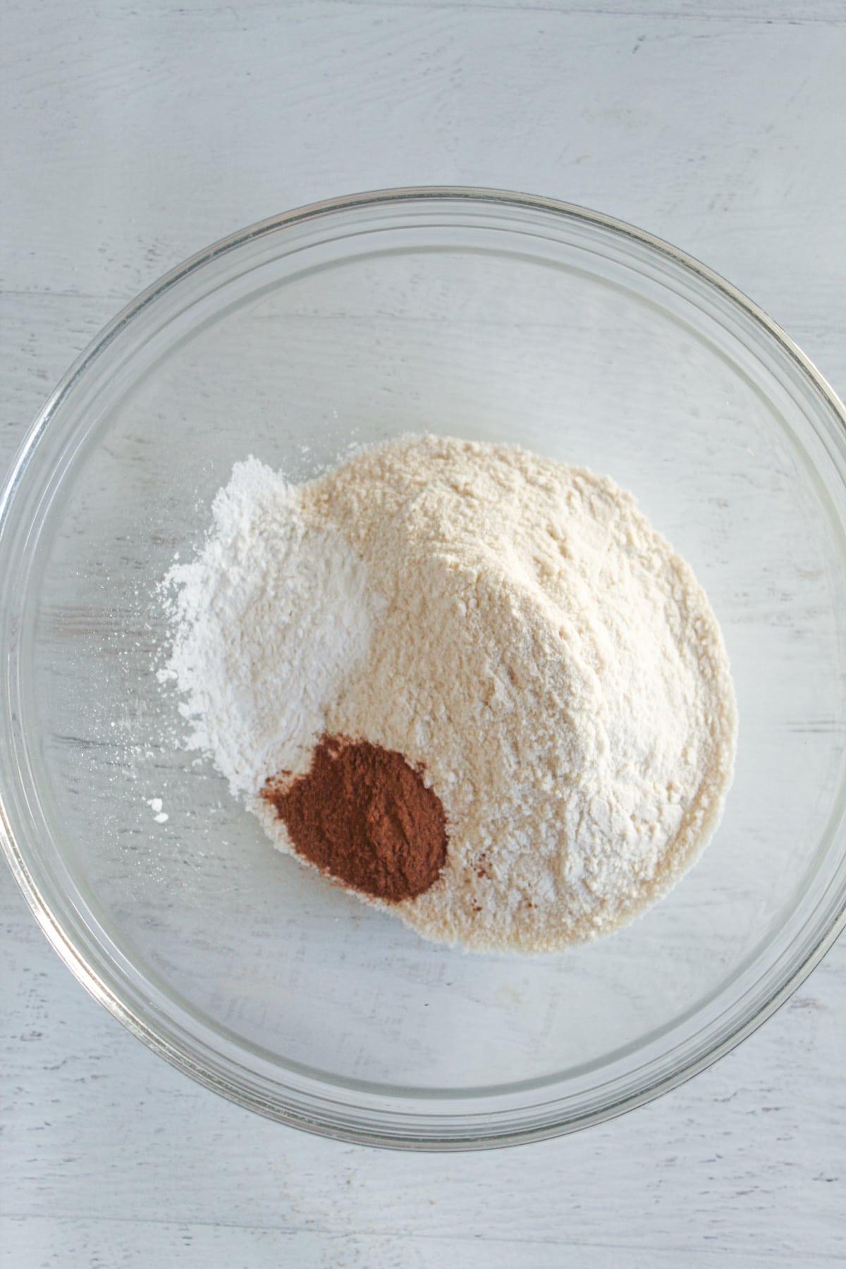 dry ingredients in a bowl.