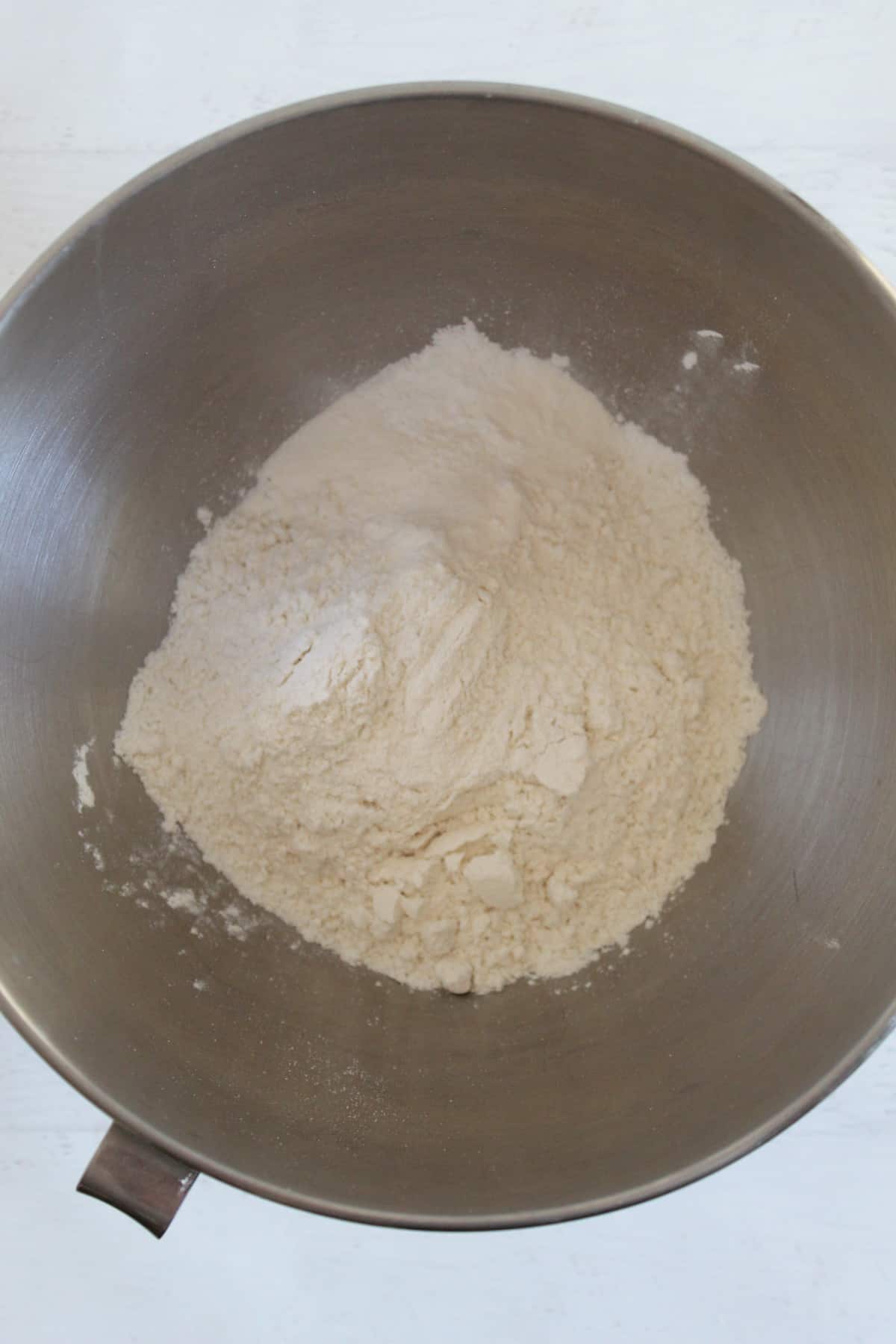 dry ingredients in a bowl.