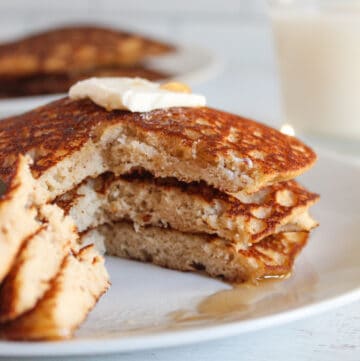 inside of rice flour pancakes