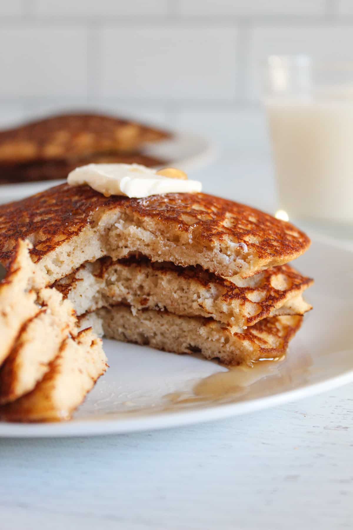 inside of rice flour pancakes 