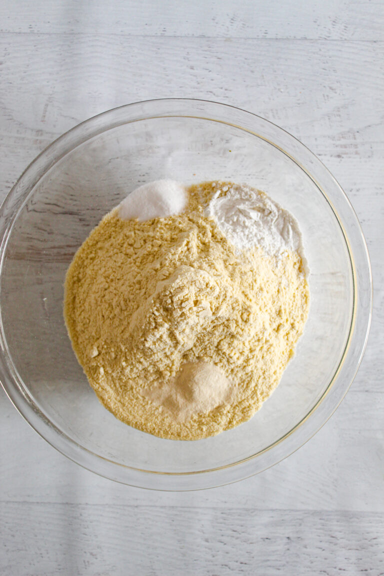 bowl of millet flour
