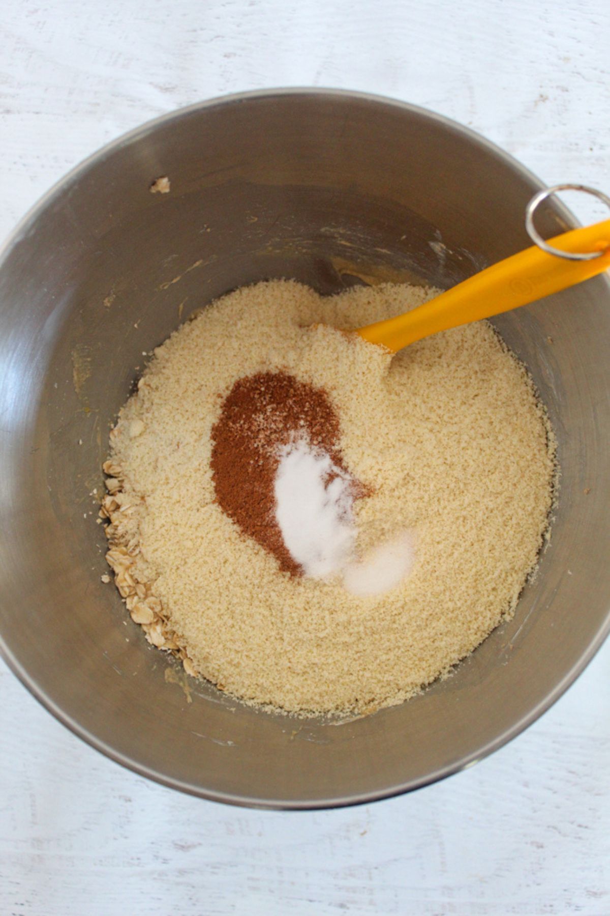 flour added to cookie dough