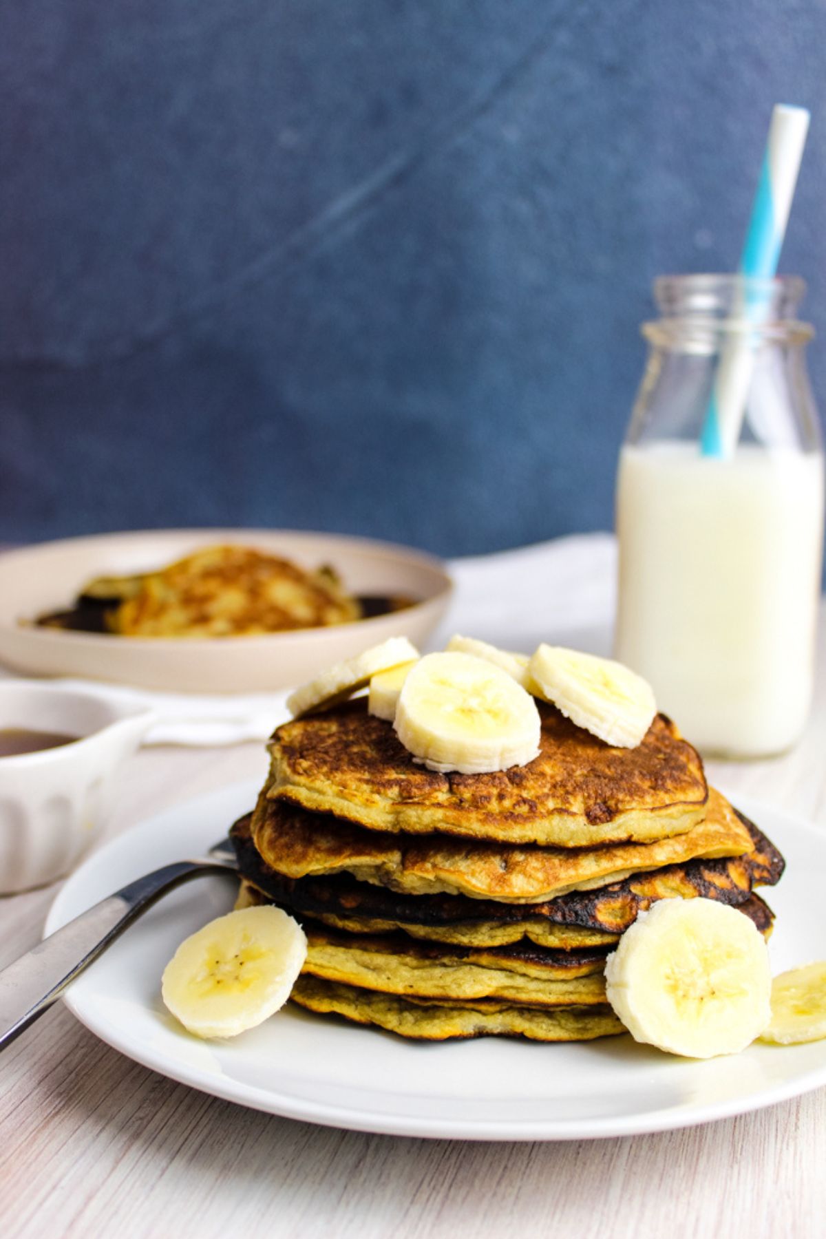 stack of pancakes on a plate