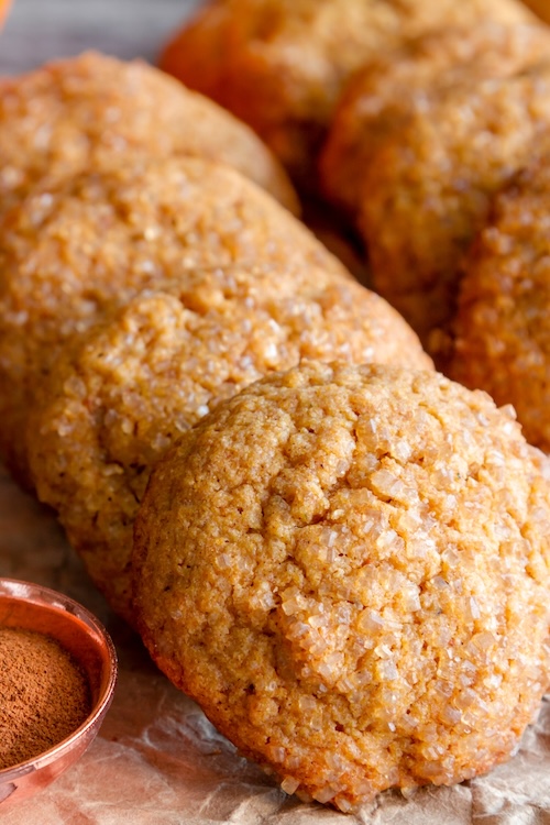 fall pumpkin snickerdoodle cookies recipe