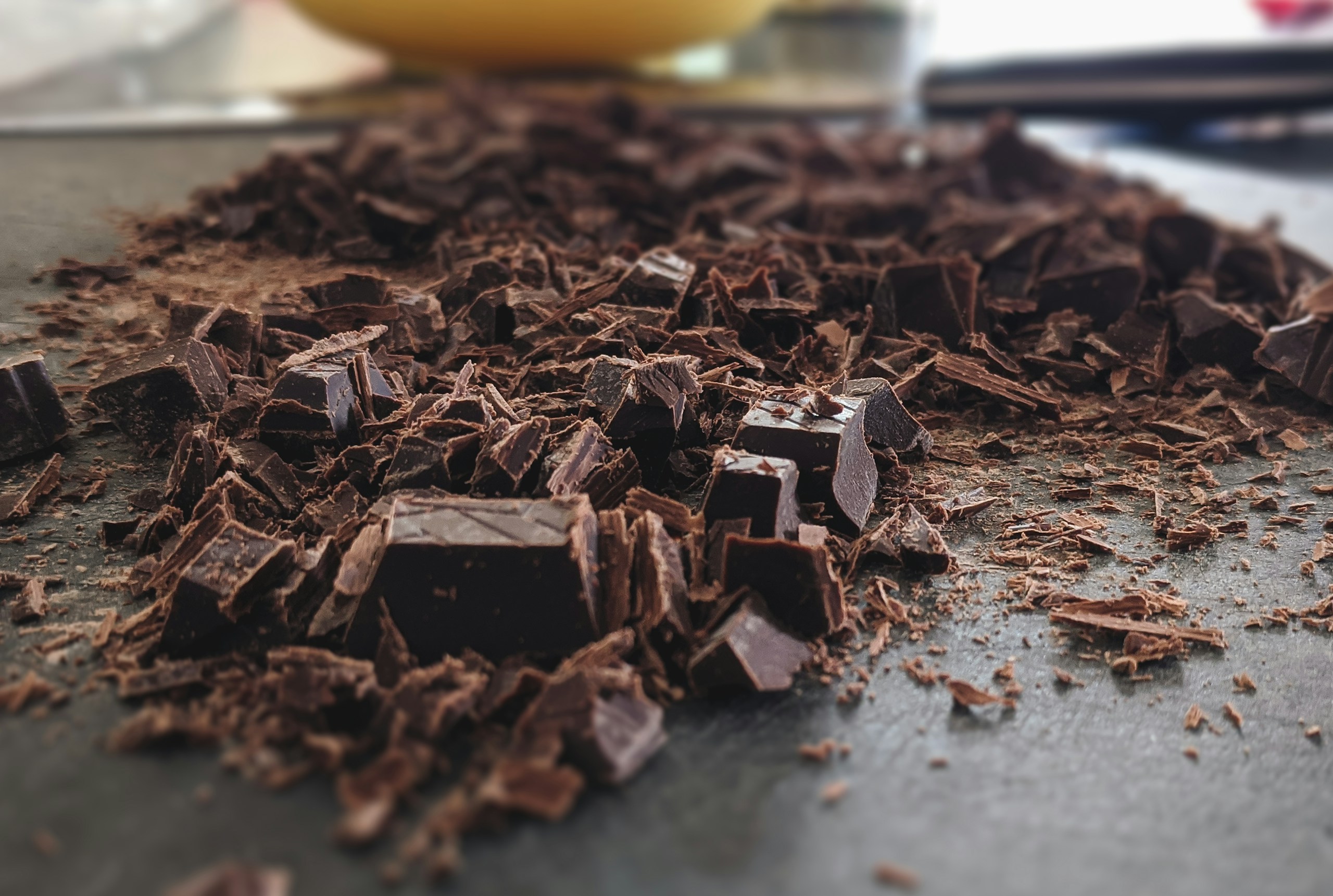 chopped chocolate bars