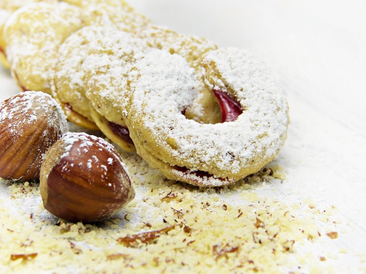 Sugar-Dusted Almond Cookies