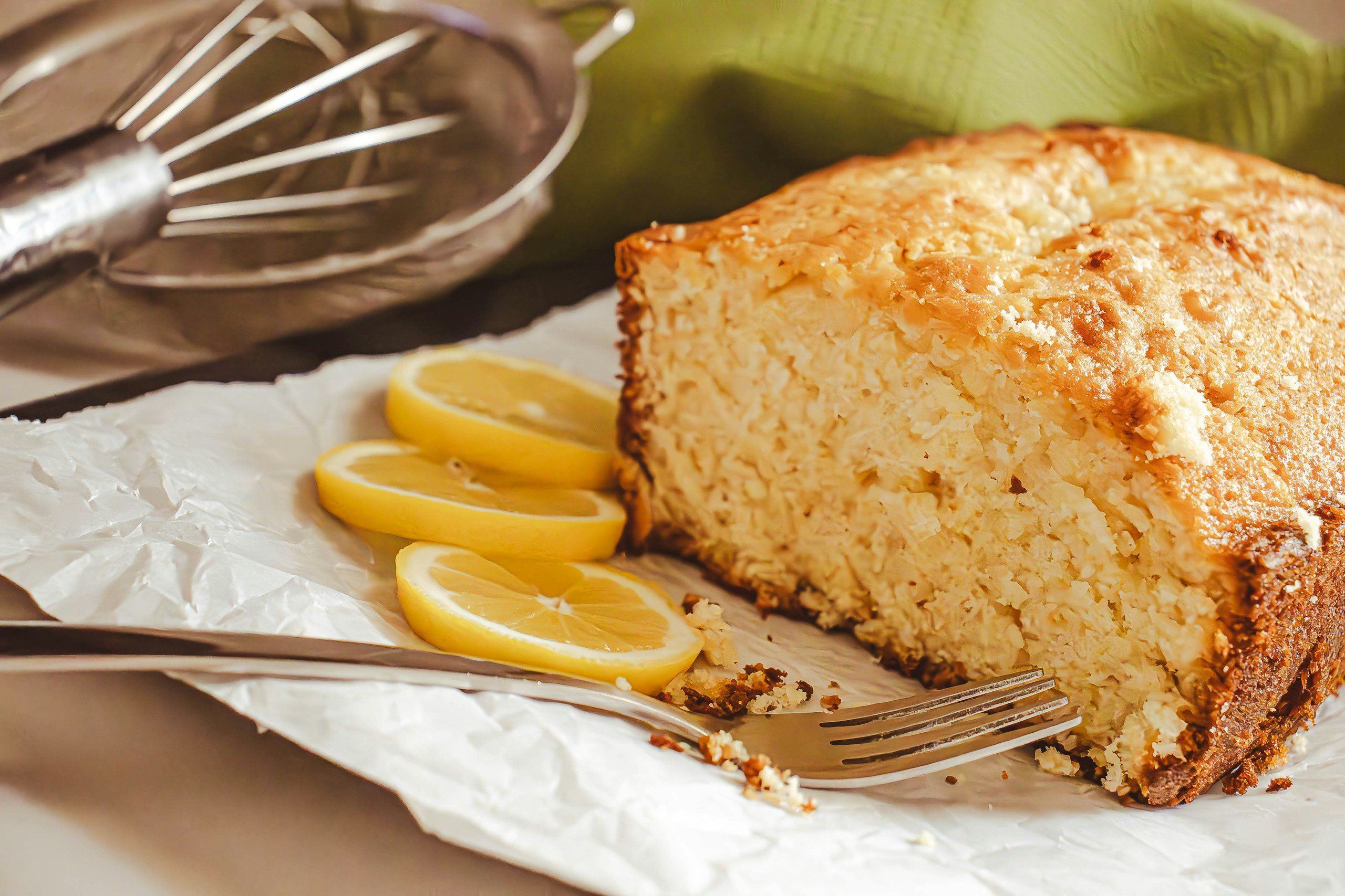 Lemon  Oat Cake 