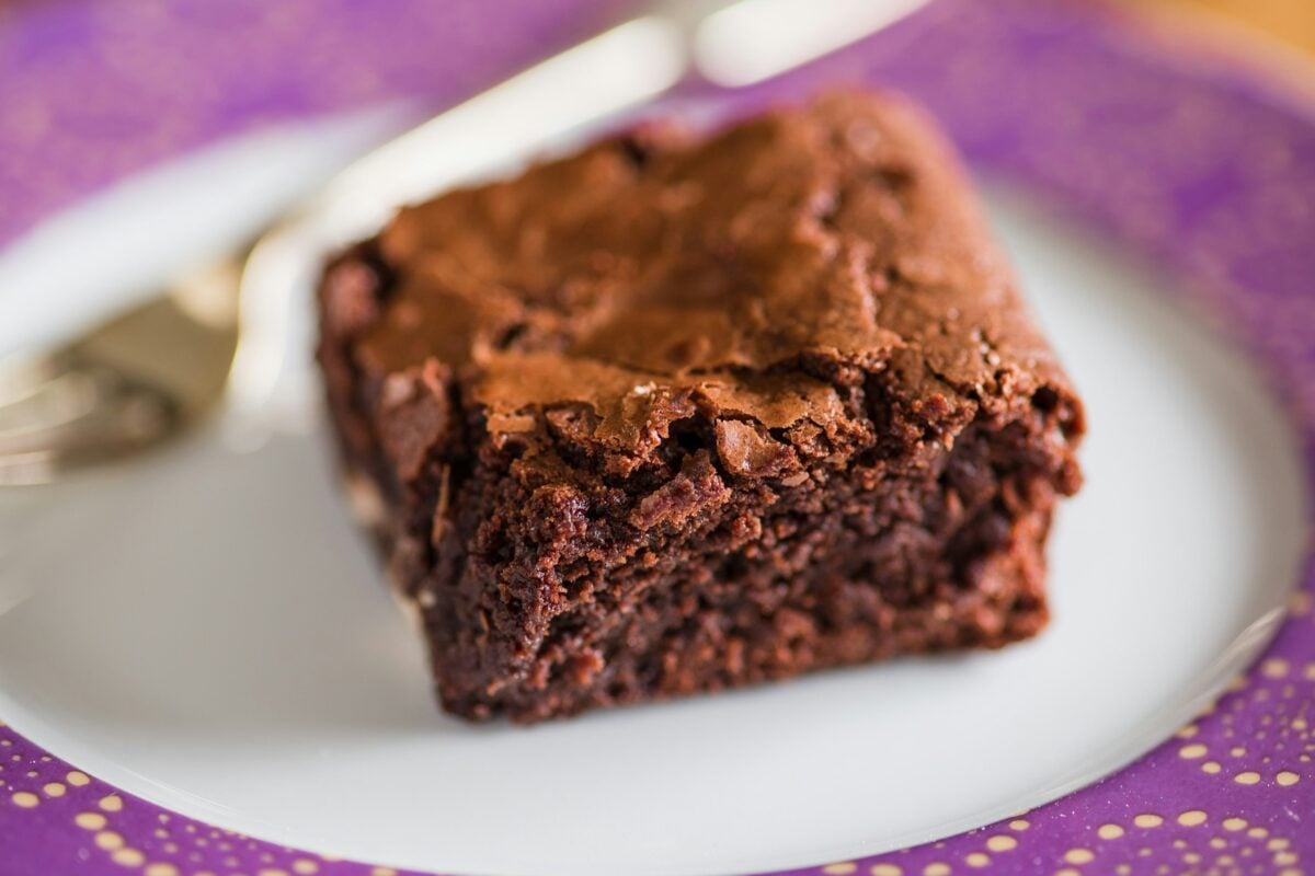Rich and moist chocolate brownie