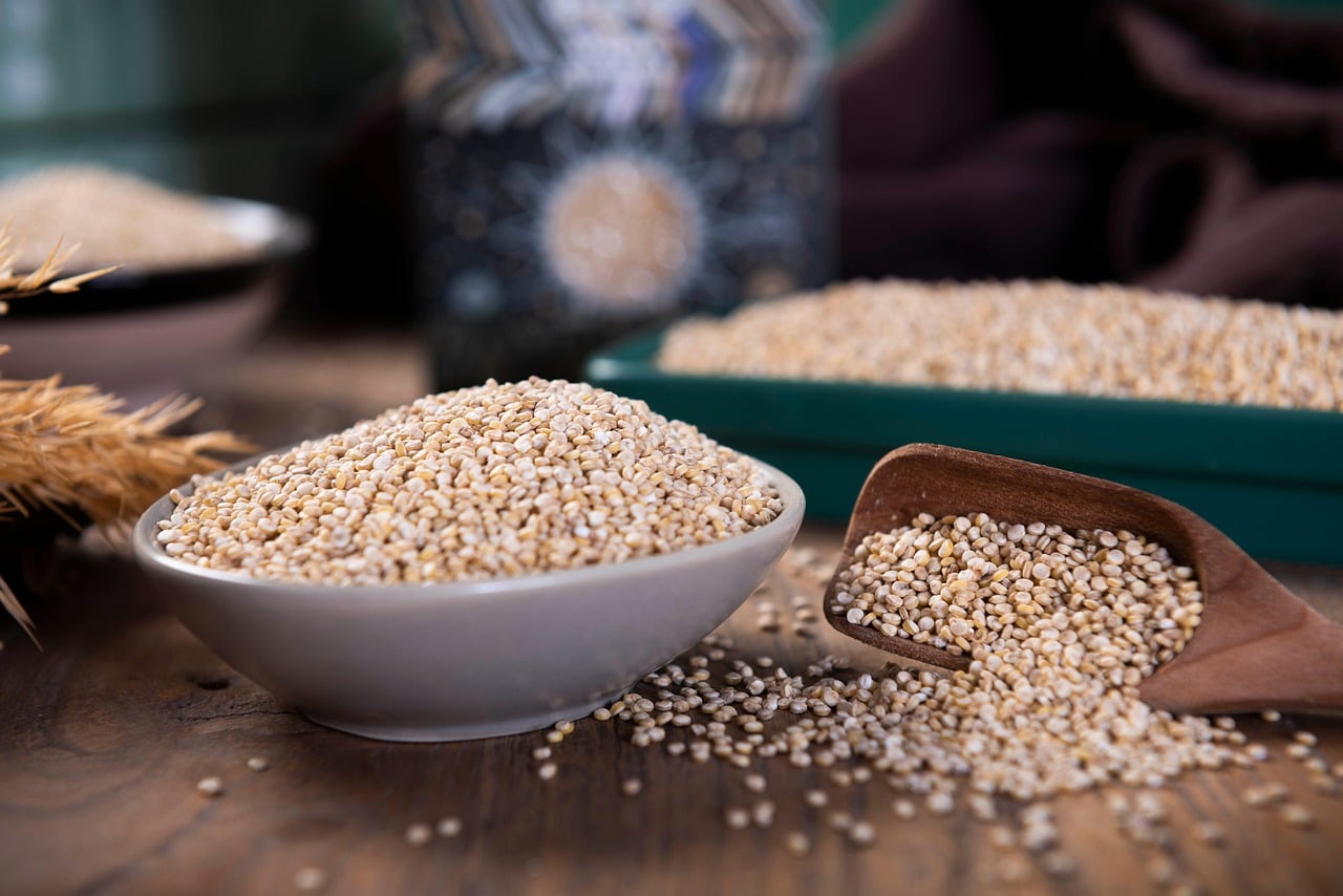 a bowl of quinoa